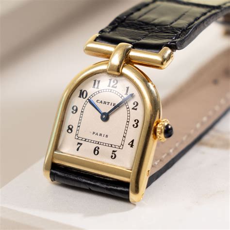 Cartier Calandre 18kt Yellow Gold Manual WInd .